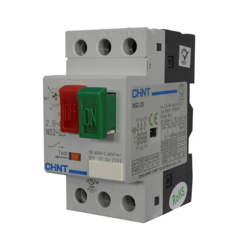 Guardamotor CHINT NS2-25 2,5 - 4 Amperios