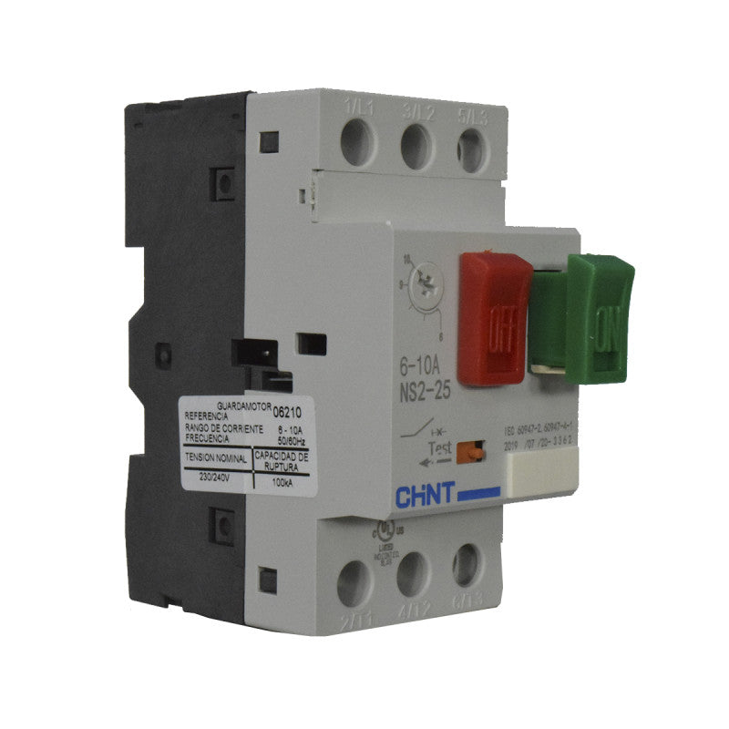 Guardamotor CHINT NS2-25 6 - 10 Amperios