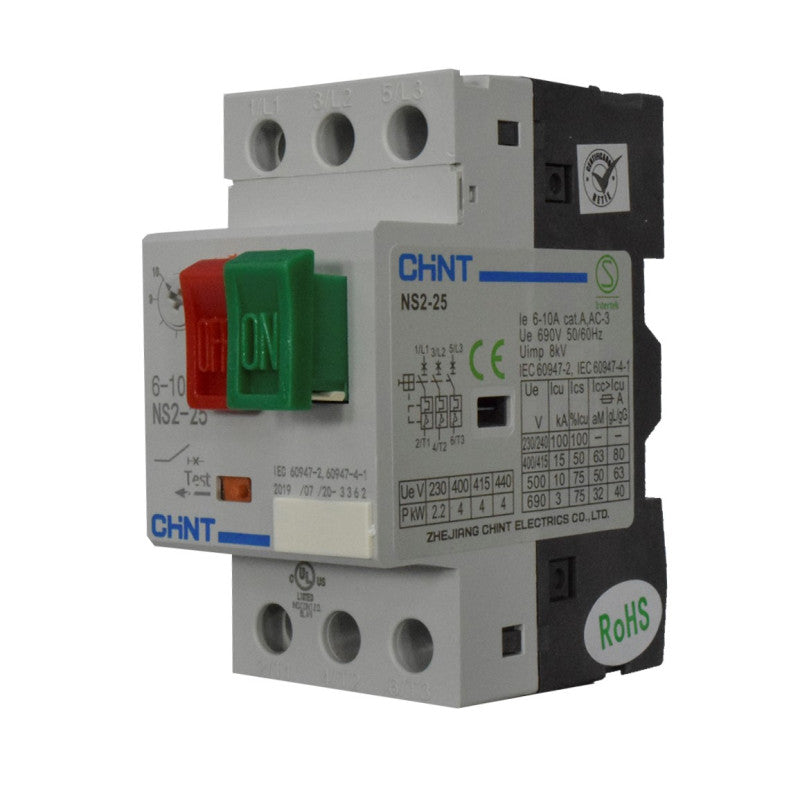 Guardamotor CHINT NS2-25 6 - 10 Amperios