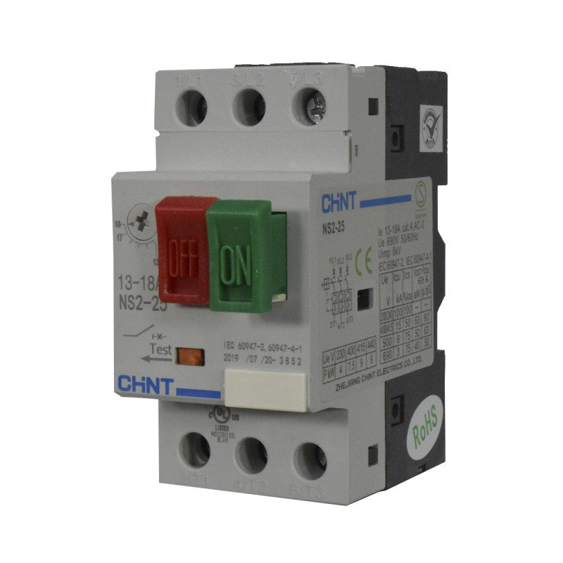Guardamotor CHINT NS2-25 13 - 18 Amperios