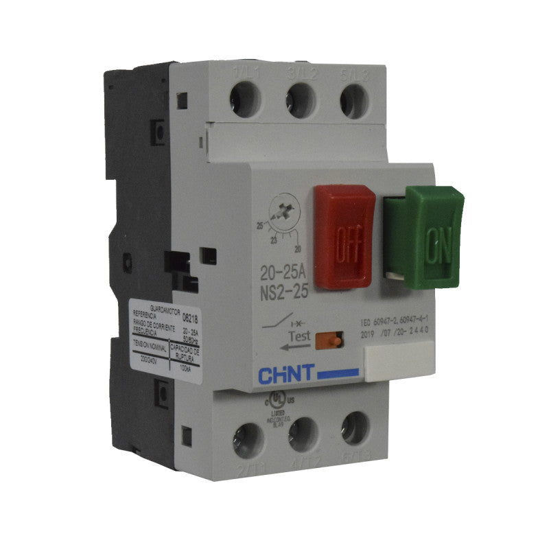 Guardamotor CHINT NS2-25 20 - 25 Amperios