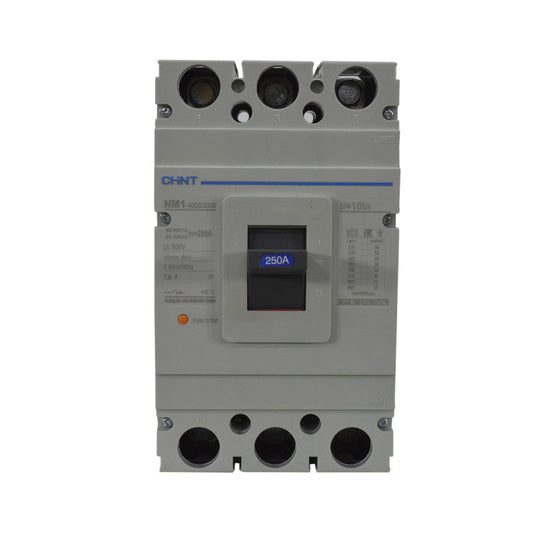 Breaker Totalizador Termomagnético l 3 Polos l 250A l 35KA / 50KA l NM1-400S l CHINT