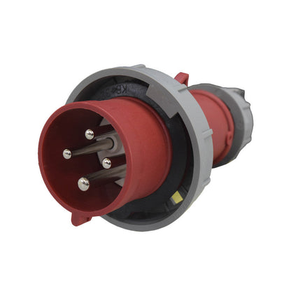 Clavija 32A 3P + T 6H IP67 415V Rojo KBN EBCHQ