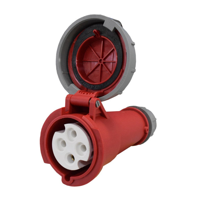 Toma Aérea 32A 3P + T 6H IP67 415V Rojo KBN EBCHQ