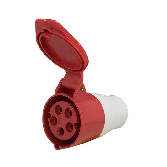 Toma Aérea 32A 3P+N+T 6H IP44 415V Rojo KB EBCHQ