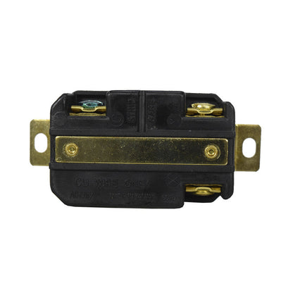 Toma Incrustar de Seguridad 30A 2P + T 250V L6-30R EBCHQ