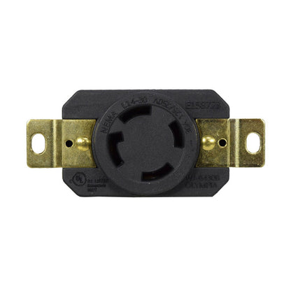 Toma Incrustar de Seguridad 30A 3P + T 250V L14-30R EBCHQ