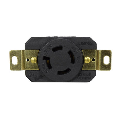 Toma Incrustar de Seguridad 20A 3P + T 250V L15-20R EBCHQ