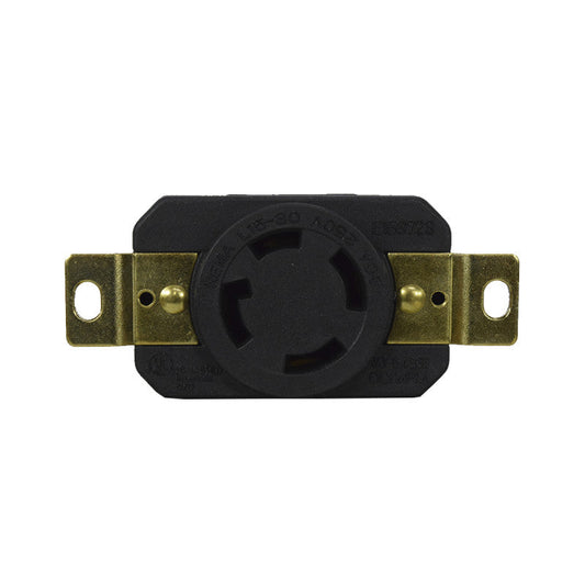 Toma Incrustar de Seguridad 30A 3P + T 250V L15-30R EBCHQ