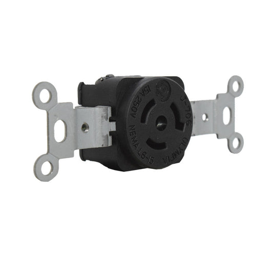 Toma Incrustar de Seguridad 15A 2P + T 250V L6-15R EBCHQ