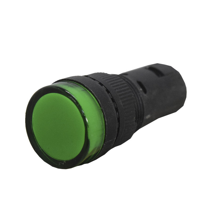 Luz Piloto / Indicador Led de Señalización Plástico l 16mm l Color Verde l 24VAC/VDC l EBCHQ