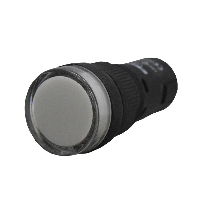 Luz Piloto / Indicador Led de Señalización Plástico l 16mm l Color Blanco l 24VAC/VDC l EBCHQ