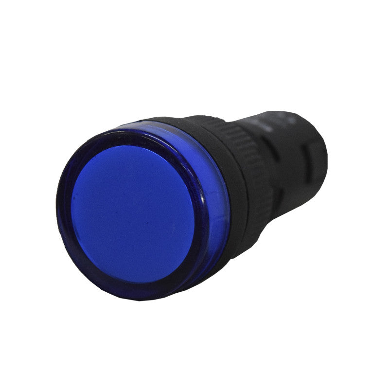 Luz Piloto / Indicador Led de Señalización Plástico l 16mm l Color Azul l 220VAC l EBCHQ