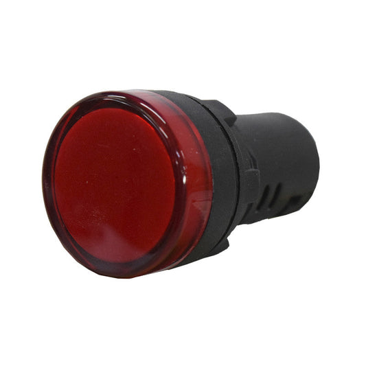 Luz Piloto / Indicador Led de Señalización Plástico l 22mm l Color Rojo l 220VAC l EBCHQ
