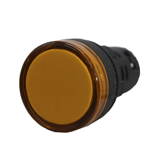 Luz Piloto / Indicador Led de Señalización Plástico l 22mm l Color Amarillo l 24VAC/VDC l EBCHQ