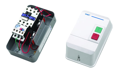 Arrancador Directo CHINT l 7 - 10Amp l 110VAC l Base Metálica + Cubierta Plastica l IP-55 l Mod. NQ3-5,5P