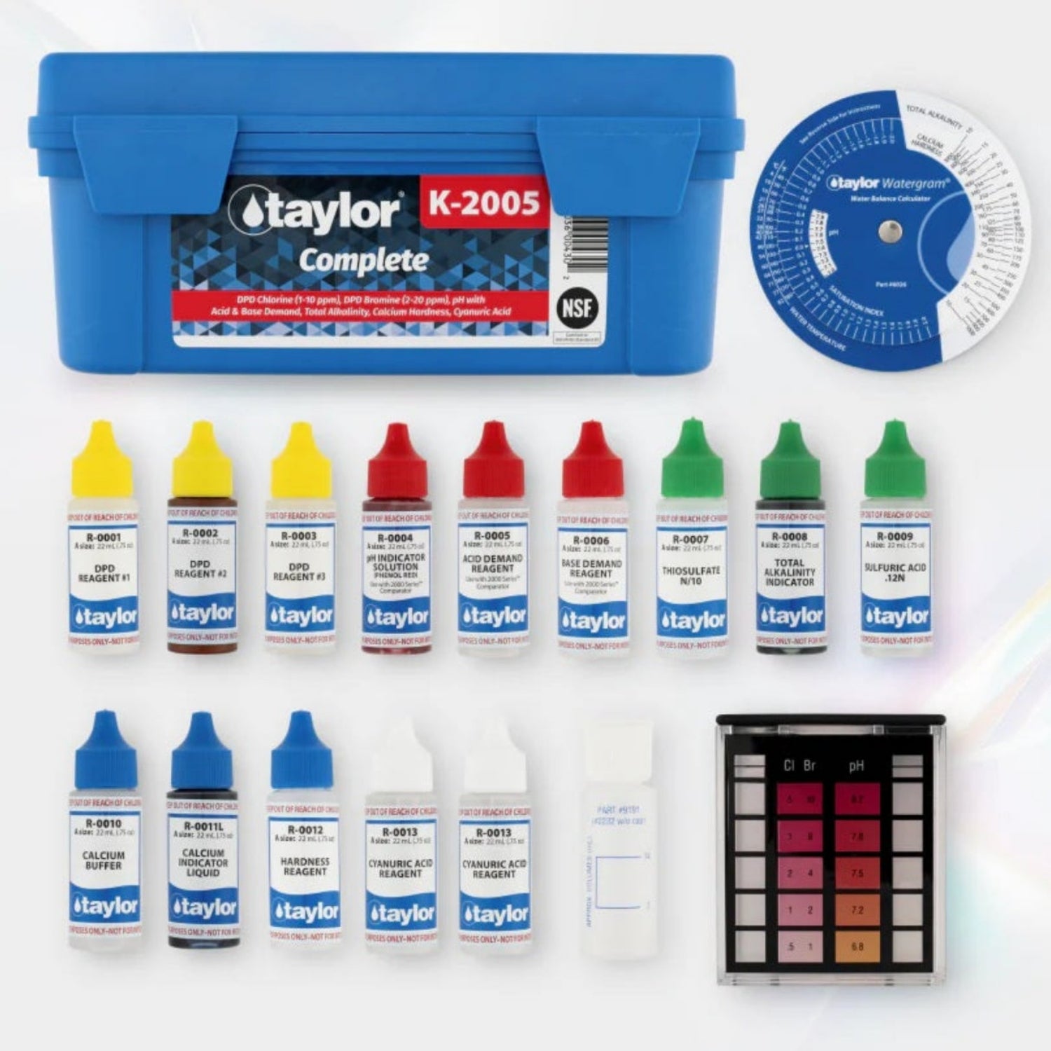 Kit Test Comparador K-2005 Taylor - Piscina