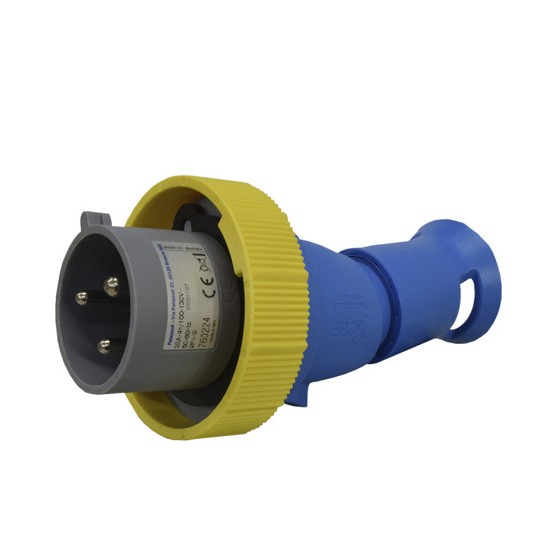 Clavija 32A 2P + T 4H IP67 110V Amarillo X-CEE PALAZZOLI