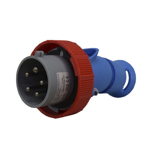 Clavija 32A 3P+N+T 6H IP67 400V Rojo X-CEE PALAZZOLI