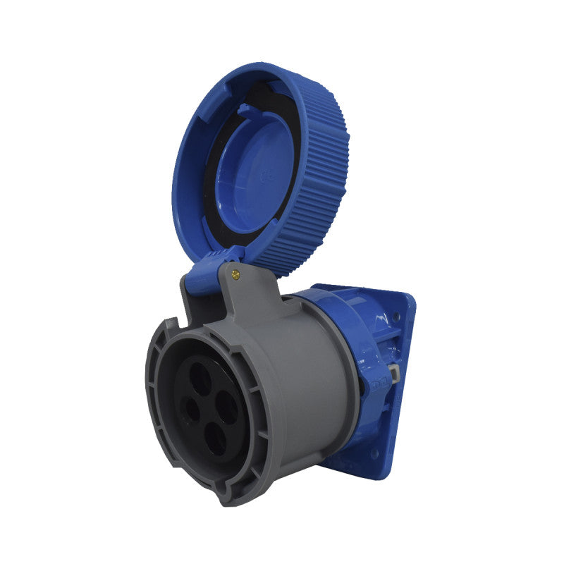 Toma Incrustar 32A 3P + T 9H IP67 230V Azul X-CEE PALAZZOLI