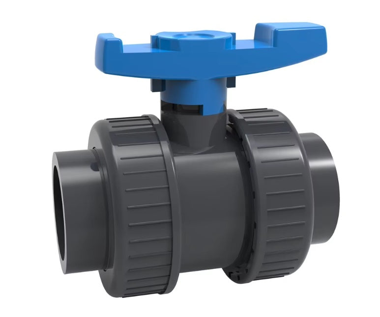 Válvula De Pvc - Doble Universal 1" Para Soldar