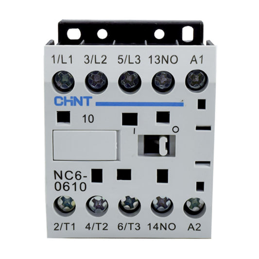 Mini Contactor Auxiliar CHINT 6A AC3 110VAC 3NA+1NA - NC6-0610