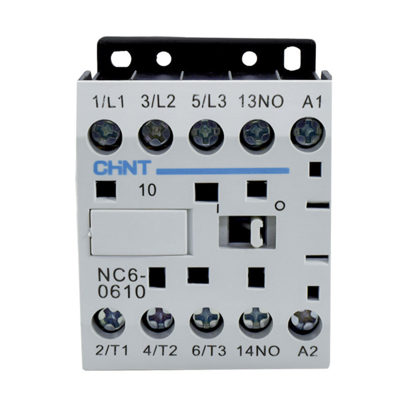 Mini Contactor Auxiliar CHINT 6A AC3 220VAC 3NA+1NA - NC6-0610