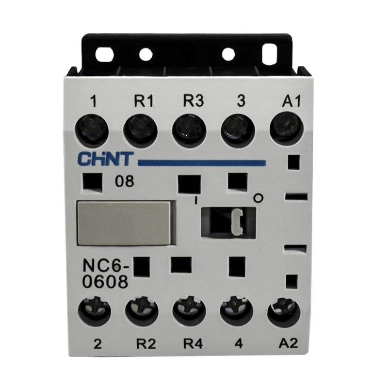Mini Contactor Auxiliar CHINT 6A AC3 24VAC 2NA+2NC - NC6-0608