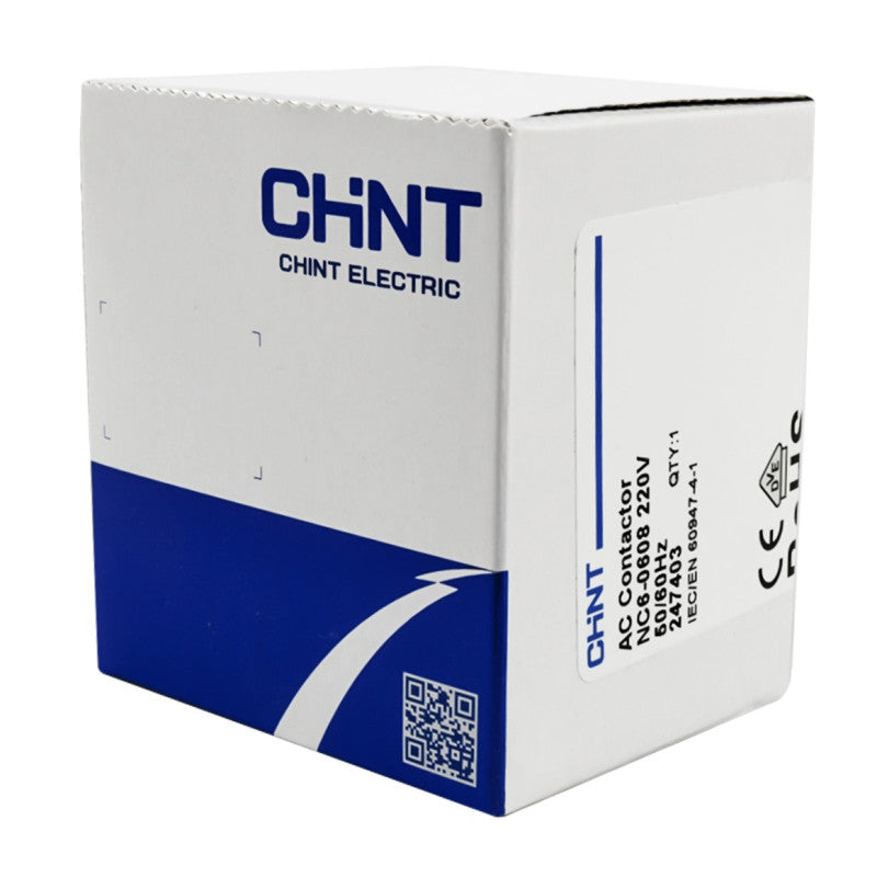 Mini Contactor Auxiliar CHINT 6A AC3 220VAC 2NA+2NC - NC6-0608
