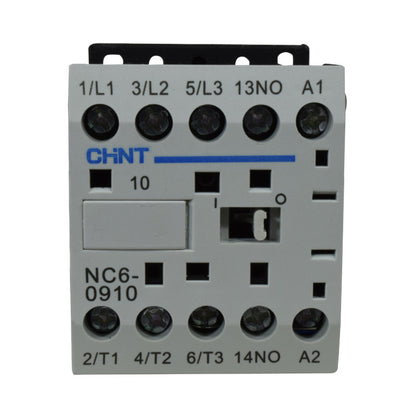Mini Contactor Auxiliar CHINT 9A AC3 110VAC 3NA+1NA