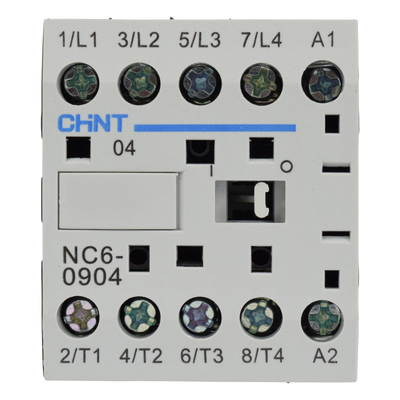 Mini Contactor Auxiliar CHINT 9A AC3 24VAC 4NA