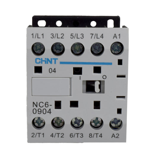Mini Contactor Auxiliar CHINT 9A AC3 220VAC 4NA
