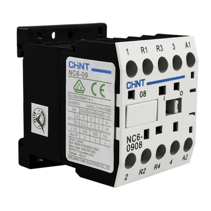 Mini Contactor Auxiliar CHINT 9A AC3 110VAC 2NA+2NC