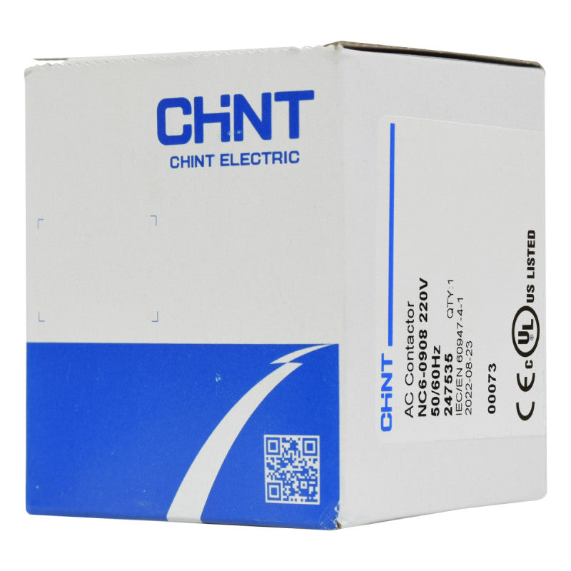 Mini Contactor Auxiliar CHINT 9A AC3 220VAC 2NA+2NC