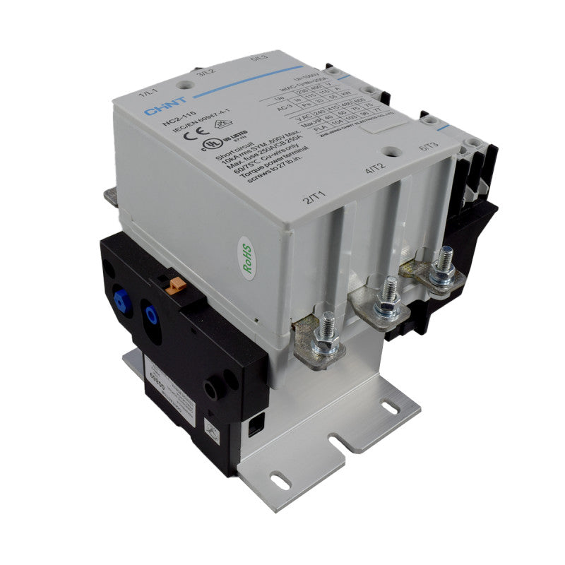 Contactor Chint 115A AC3 Bobina 110VAC - NC2-115