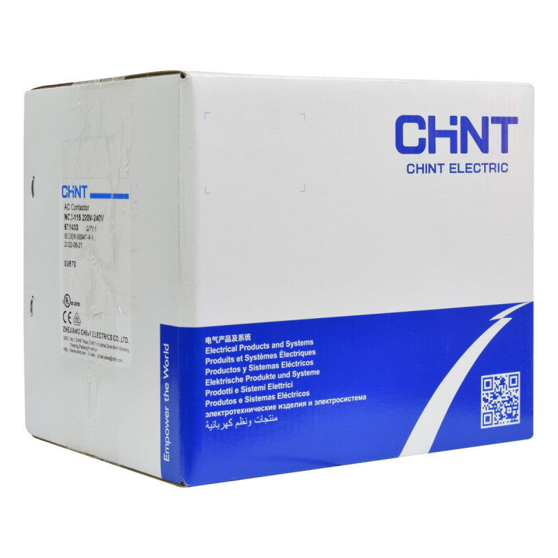 Contactor Chint 115A AC3 Bobina 220VAC - NC2-115