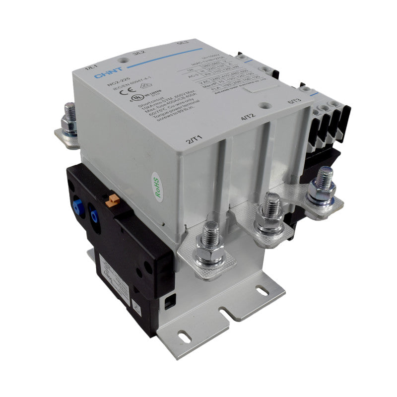 Contactor Chint 225A AC3 Bobina 220VAC - NC2-225