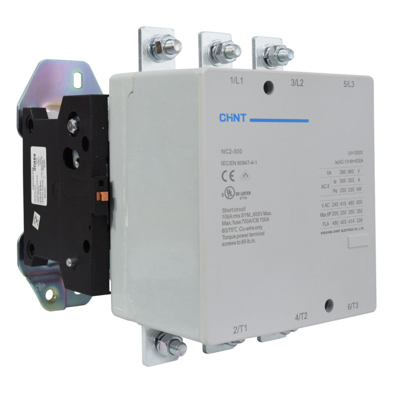 Contactor Chint 500A AC3 Bobina 220VAC - NC2-500