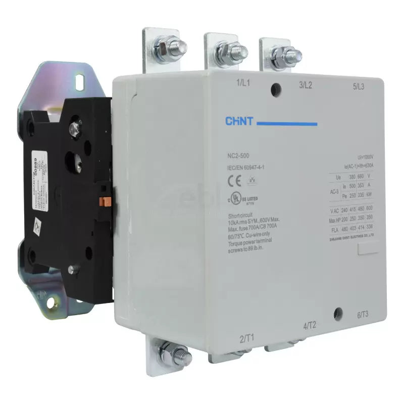 Contactor Chint 500A AC3 Bobina 220VAC - NC2-500