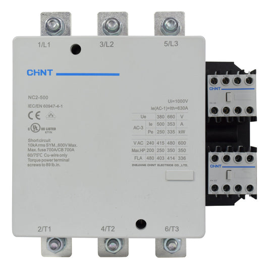 Contactor Chint 500A AC3 Bobina 220VAC - NC2-500