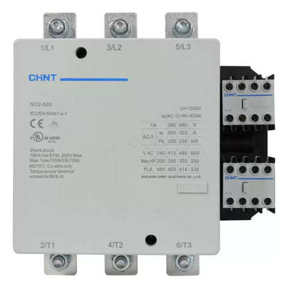 Contactor Chint 500A AC3 Bobina 220VAC - NC2-500
