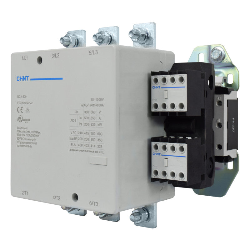Contactor Chint 500A AC3 Bobina 220VAC - NC2-500