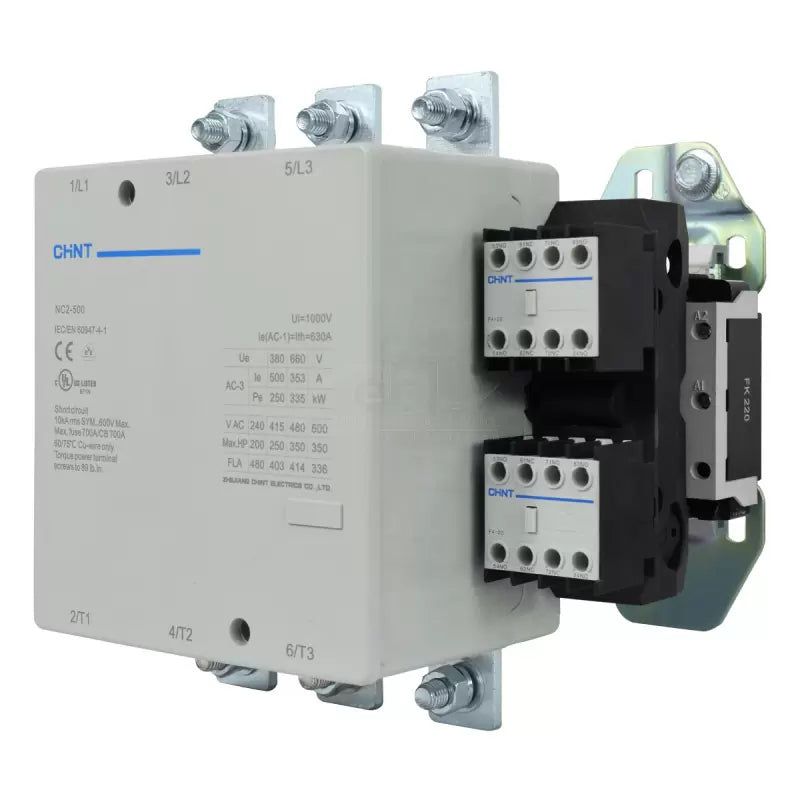 Contactor Chint 500A AC3 Bobina 220VAC - NC2-500