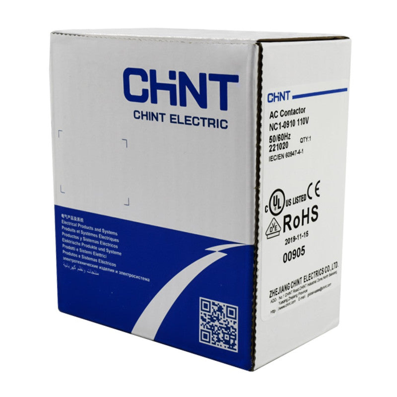 Contactor Chint 9A AC3 Bobina 110VAC - NC1-09