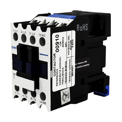 Contactor Chint 12A AC3 Bobina 24VAC - NC1-12