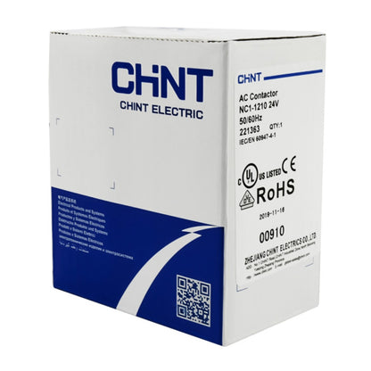 Contactor Chint 12A AC3 Bobina 24VAC - NC1-12