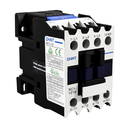 Contactor Chint 12A AC3 Bobina 110VAC - NC1-12