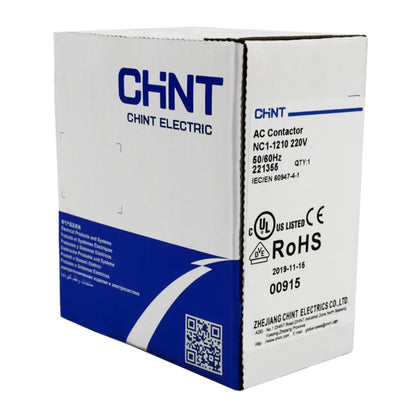 Contactor Chint 12A AC3 Bobina 220VAC - NC1-12