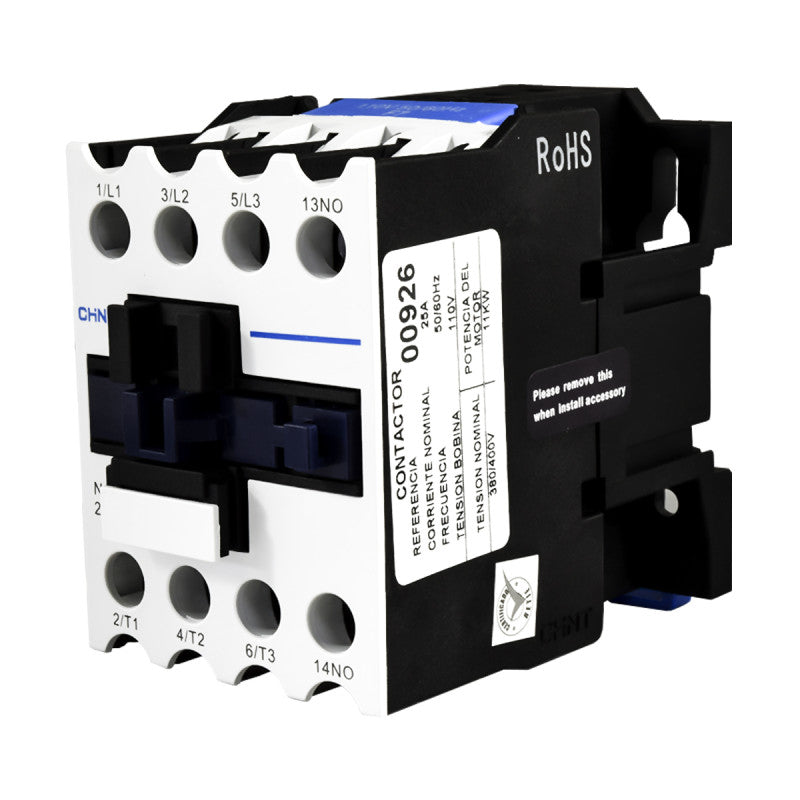 Contactor Chint 25A AC3 Bobina 110VAC - NC1-25