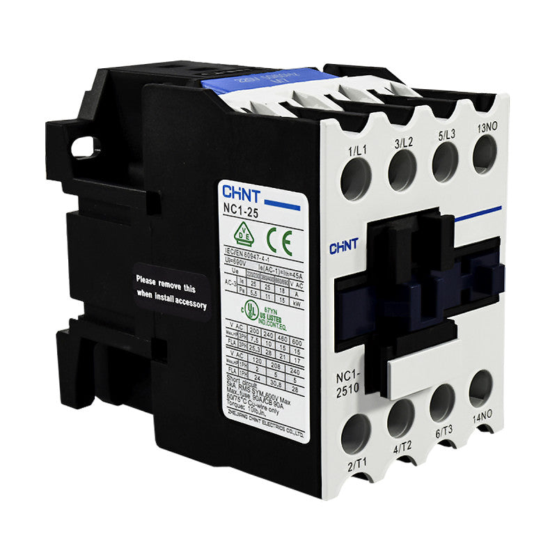 Contactor Chint 25A AC3 Bobina 220VAC - NC1-25